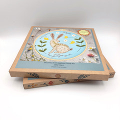 Corinne-Lapierre-Wild-Hare-Applique-Hoop-Craft-Kit-Box available at tinypatio.com