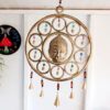 Buddha-Windchime-with-Indian-Bells-Brass-Wall-Art