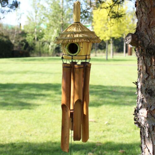 Handmade-Seagrass-Bird-House-–-Charming-Garden-Decor-with-or-without-Bamboo-Wind-Chimes