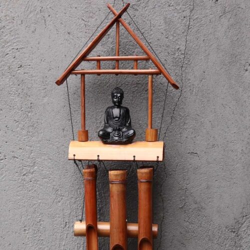 Spiritual-Wind-Chimes-for-Garden-Black-Buddha-6-Bamboo-Tubes